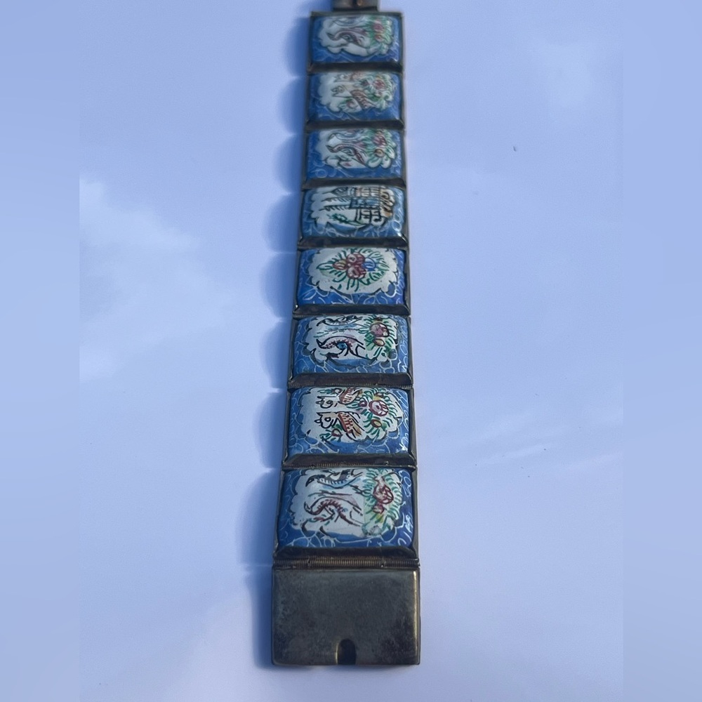 Antique SS925 Panel Bracelet